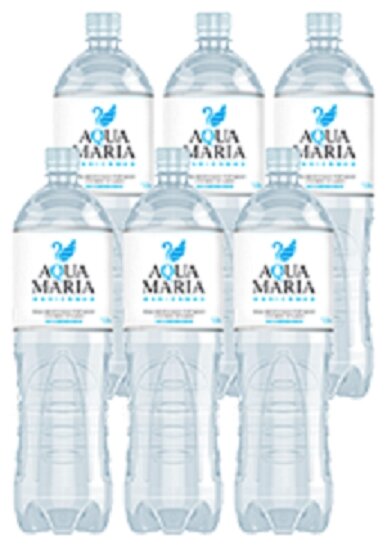Минеральная столовая вода Аква Мария (Aqua Maria) 1,5 л 6 шт. Без газа - фотография № 1