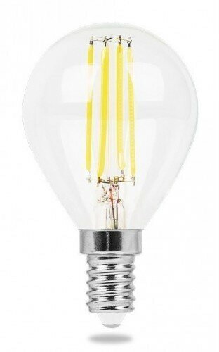Светодиодная (филаментная) LED лампа Feron 11вт Е14 4000K белый шар FILAMENT (LB-511) 38014