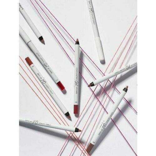 Набор гелевых карандашей для Губ Lamel Long Lasting Gel Lip Liner, 7 тонов