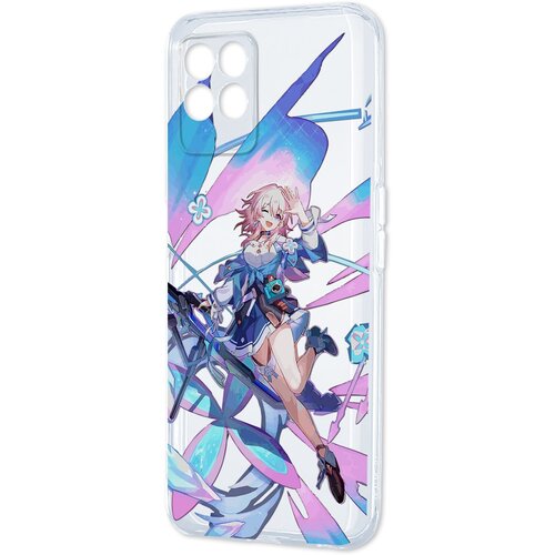 Силиконовый чехол Mcover для Realme 8i Honkai Impact, Март 7