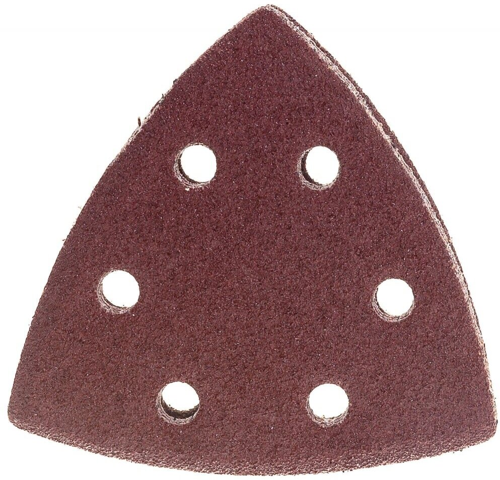 MATRIX Треугольник абразивный на ворсовой подложке под липучку перф 73858