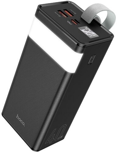 Внешний аккумулятор powerbank Hoco J86 Powermaster Black 40000 мАч, черный