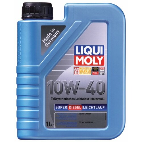 Полусинтетическое моторное масло LIQUI MOLY Super Diesel Leichtlauf 10W-40, 1 л
