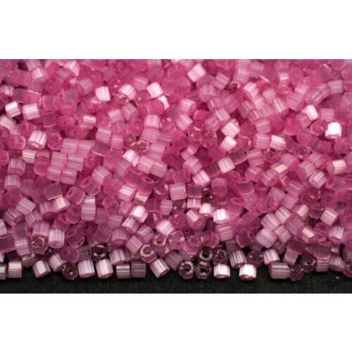 Бисер чешский PRECIOSA сатиновая рубка 10/0 05192 розовый, 50г бисер набор чешский preciosa 10 0