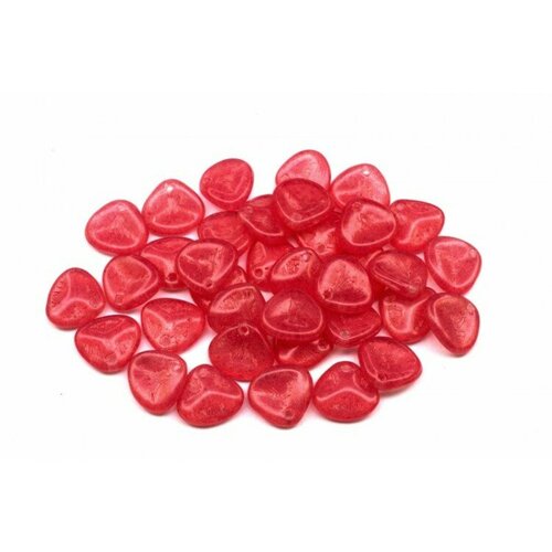 Бусины Rose Petal beads 8мм, отверстие 0,5мм, цвет 00030/20007 малиновый, 734-010, около 10г (около 50шт)