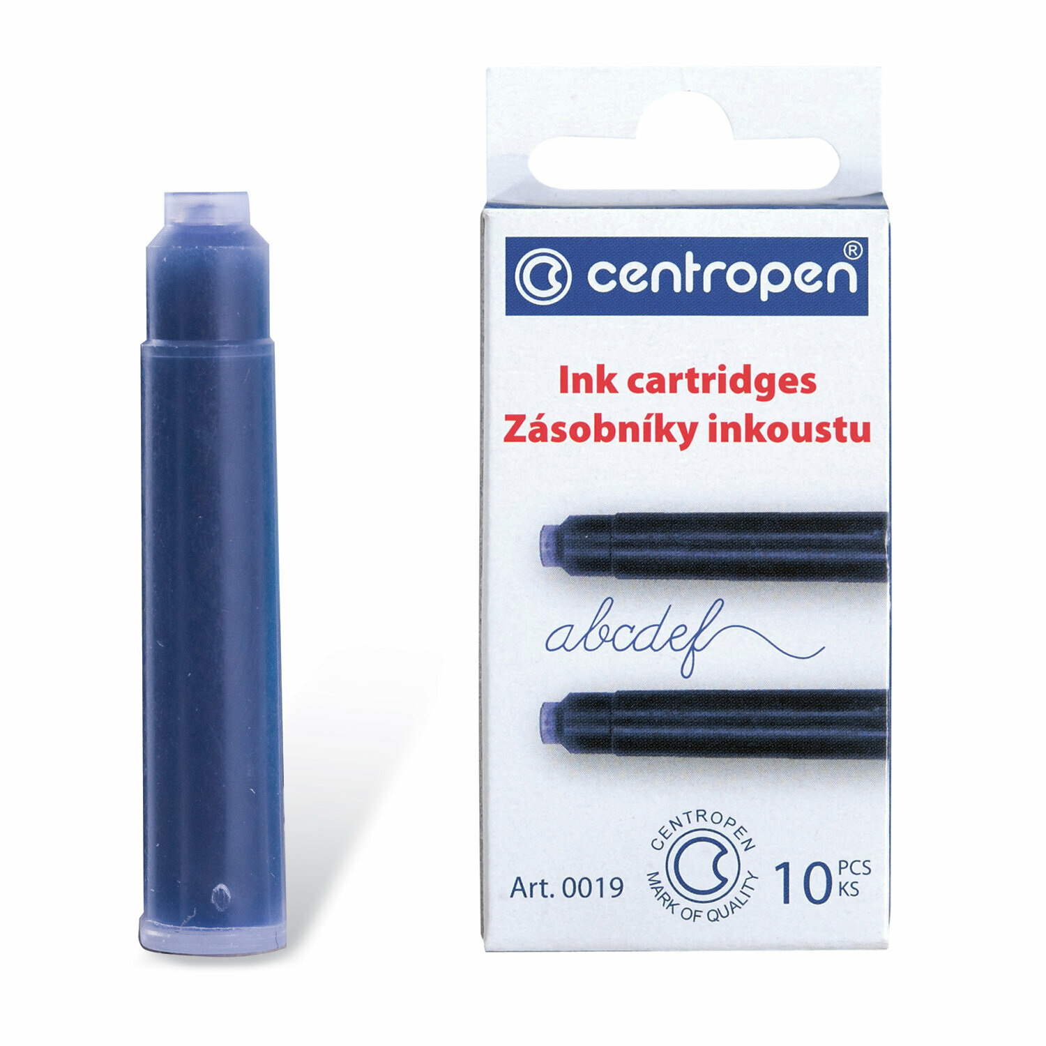 Картриджи чернильные Centropen синие, 10 шт - фото №10