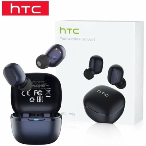 Беспроводные наушники Htc True Wireless Earbuds Plus TWS-6 Черные 230500₽