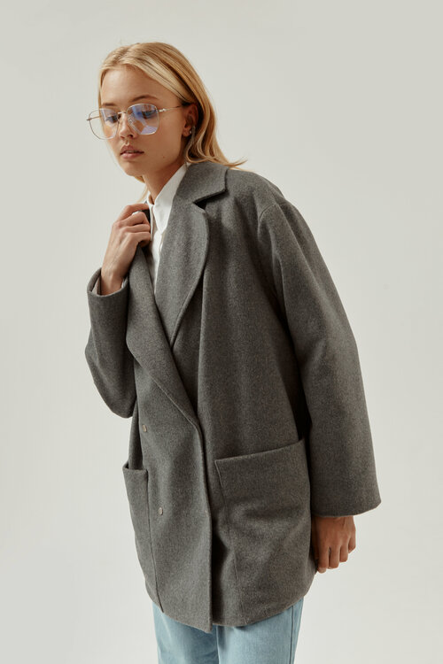 Пальто  INACHE, размер M, серый