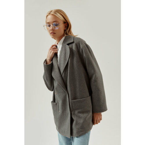 Пальто  INACHE, размер M, серый