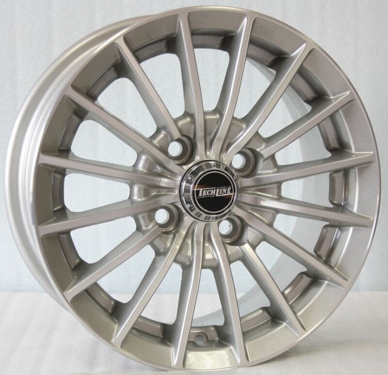 Tech Line 302 5.5X13 4X98 ET28 58.6 Silver (Компл. 4шт.)