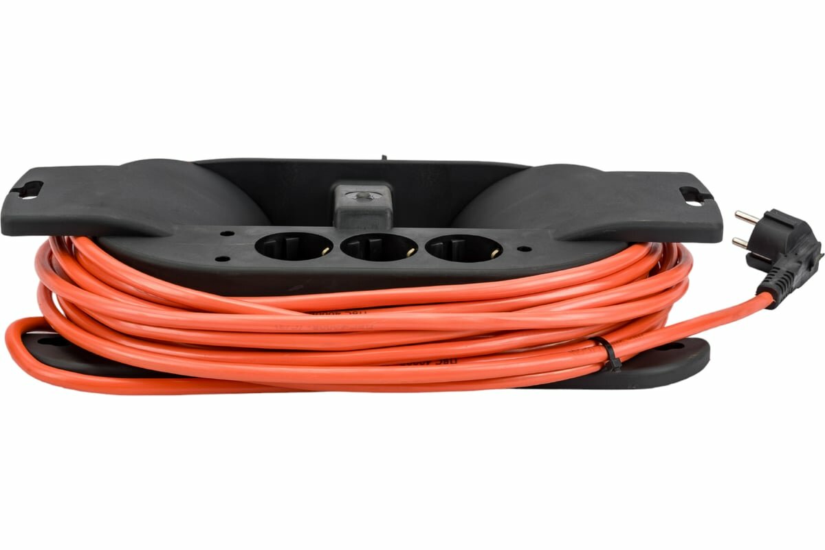 фото Gigant Professional удлинитель на каучуковой рамке с/зКГ 3x2,5 4000Вт 3 розетки 10м 80052