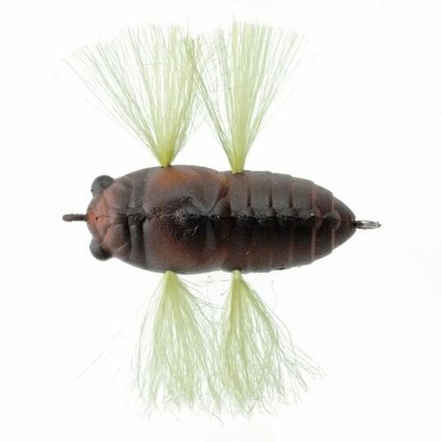 Воблер TIEMCO SOFT SHELL TINY CICADA HAIR WING 35F 2g цвет 201