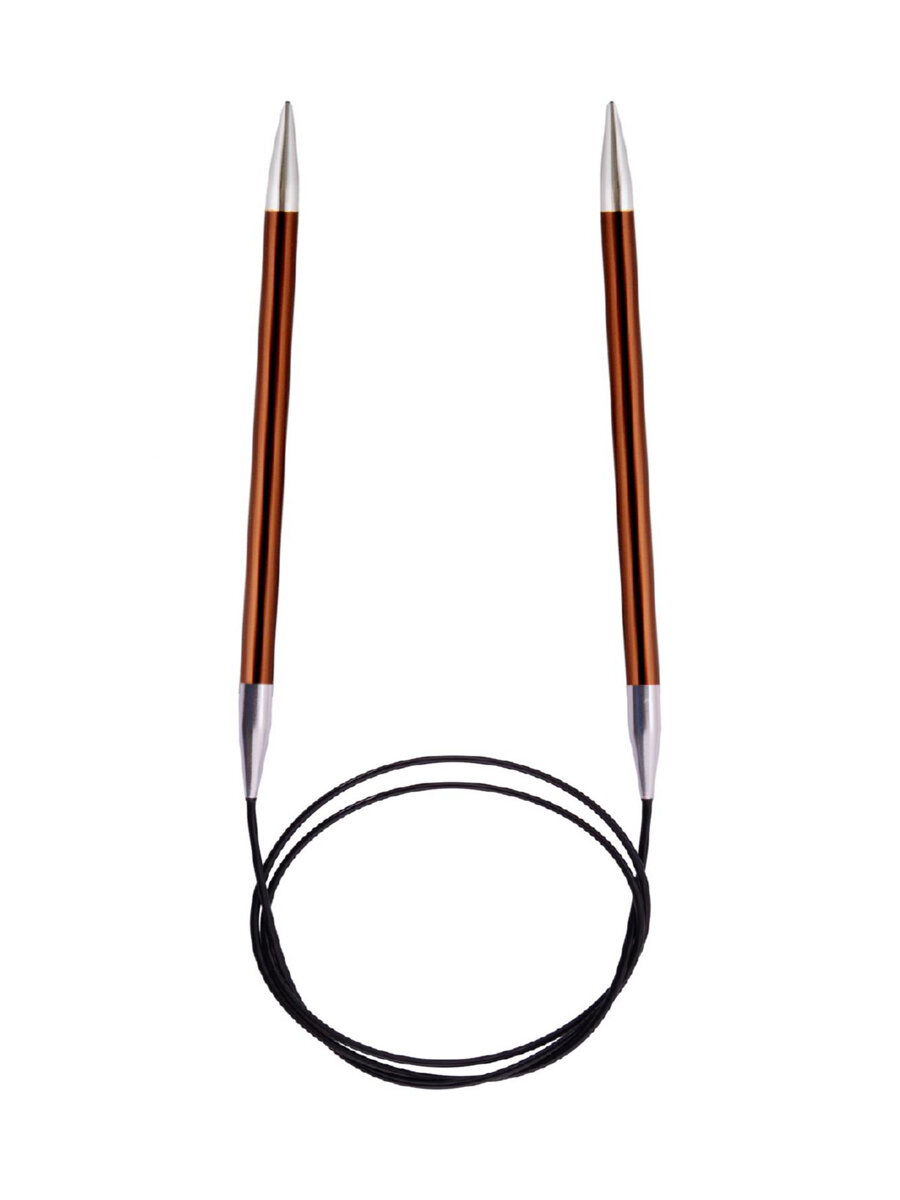 47132 Спицы для вязания круговые 5.50mm - 80 cm Zing KnitPro.