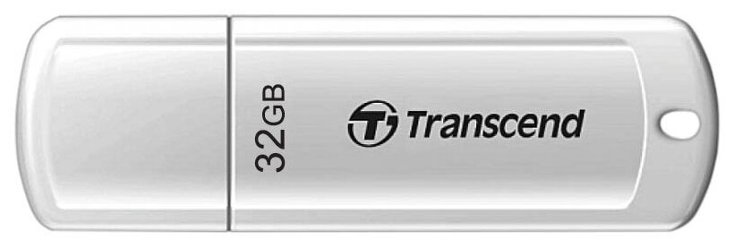 Флешка Transcend JetFlash 370, USB 2.0, 32 ГБ, белый (TS32GJF370)