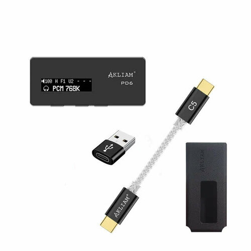 Портативный ЦАП AkLIAM PD6 Black 12000₽