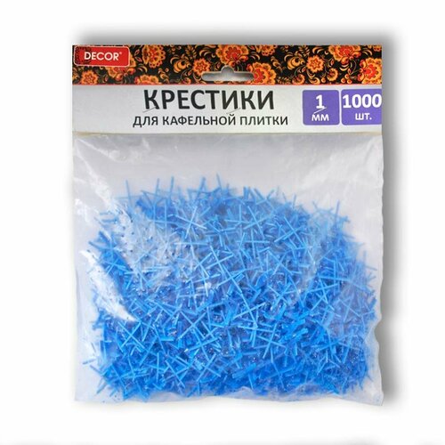 фото Decor крестики для плитки decor 1 мм 1000 шт