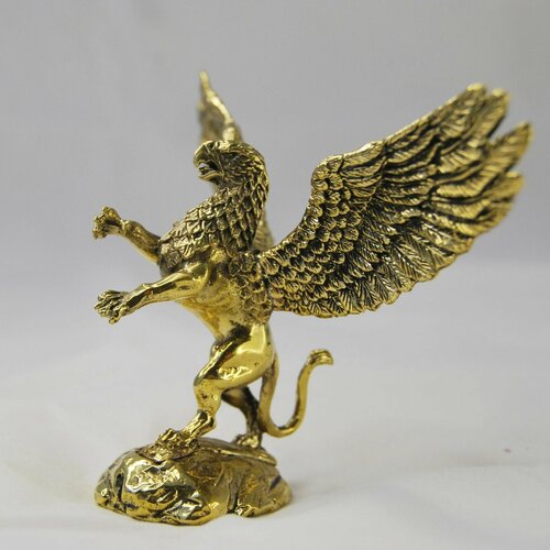 Фигурка Грифон, бронза, 8 см, ручная работа, художественное литье