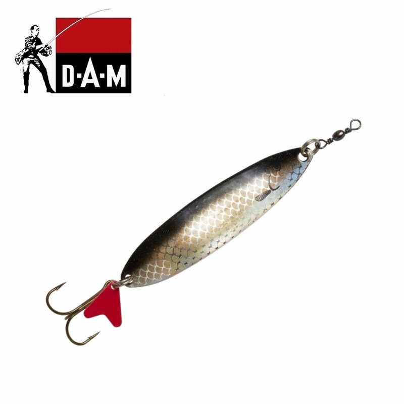 Блесна Колеблющаяся DAM Effzett Slim Standart 50мм/8гр, цвет Holograph Black