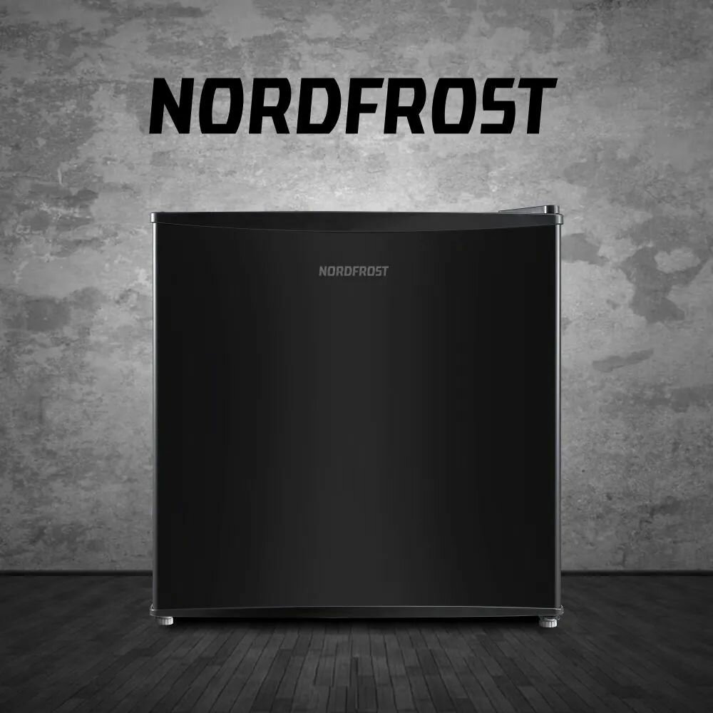 Холодильник Nordfrost RF 50 B, однокамерный, объем 45 л, энергоэффективность A+, черный