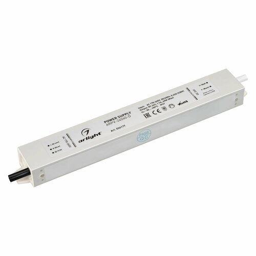 Arlight Блок питания ARPV-24040-D (24V, 1.7A, 40W) (IP67 Металл, 3 года) белый