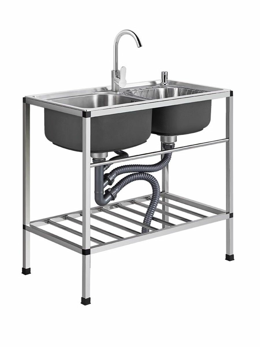 Кухонная Мойка Из Нержавеющей Стали 304 80x43x75 См