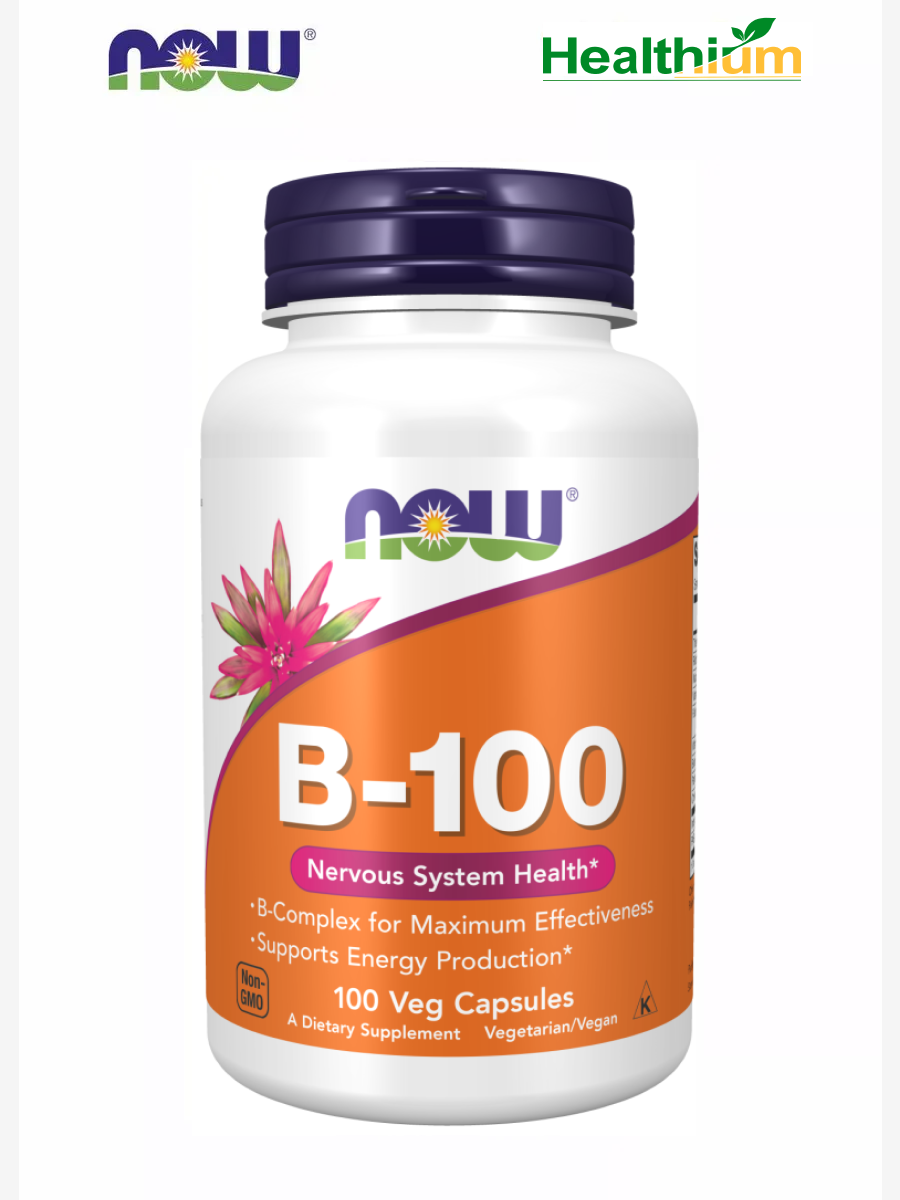 Now В100 Комплекс витаминов группы В Now B 100 Complex 100капсул