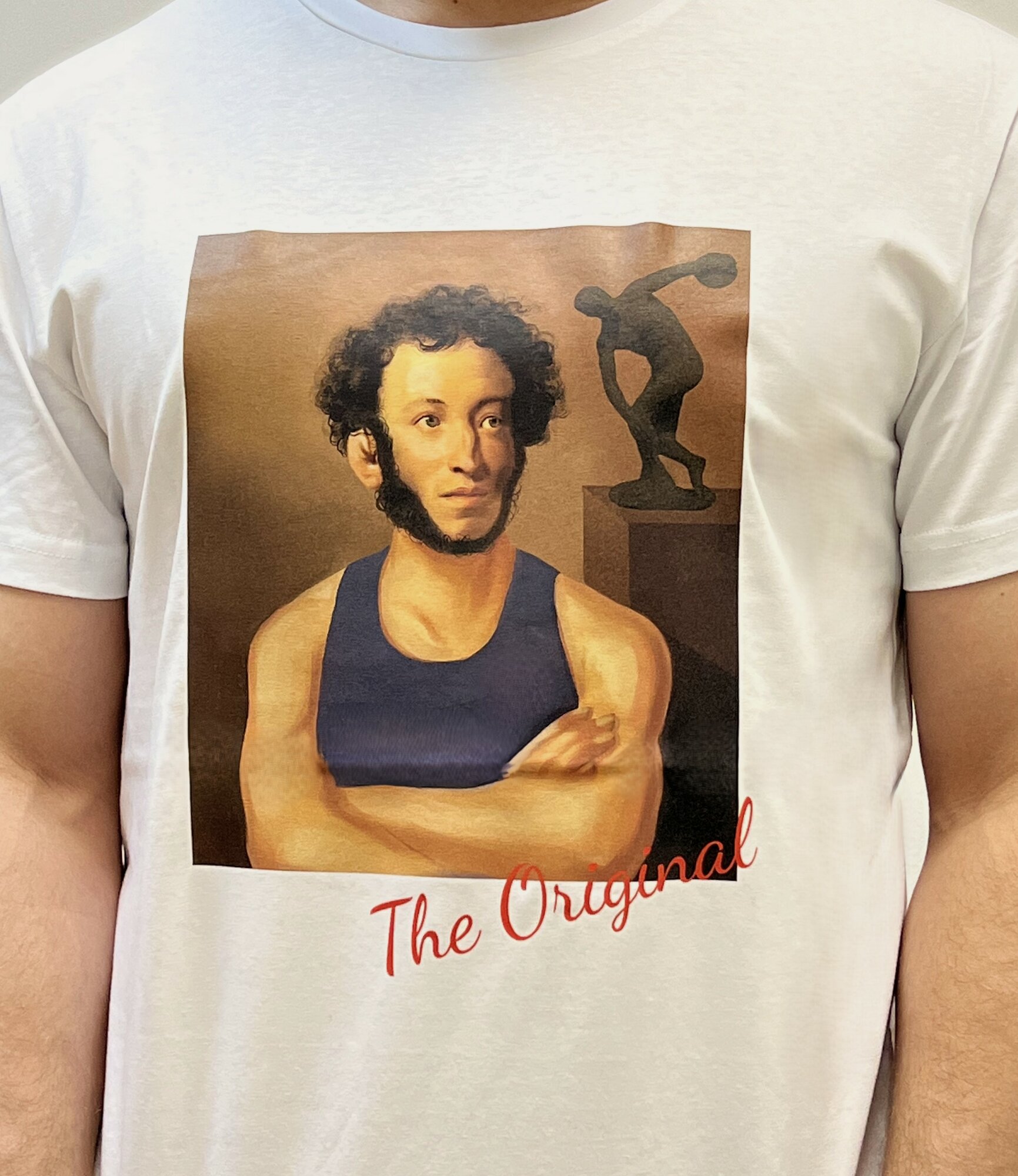 Футболка The Original, 1 шт., размер L, белый,