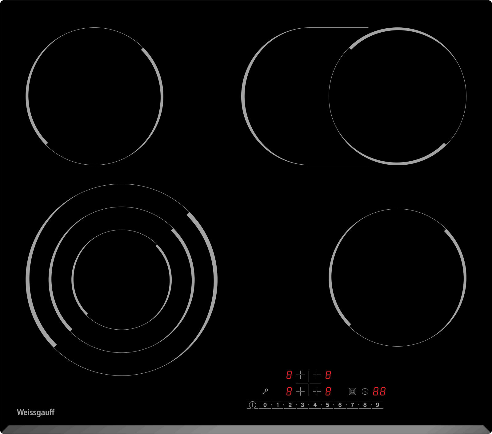 Электрическая варочная поверхность Weissgauff HV 643 BS