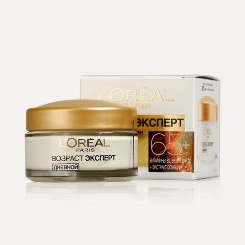 Изображение товара Дневной крем L'Oreal Paris Возраст Эксперт для лица " Уход против морщин " питательный 65+ 50мл