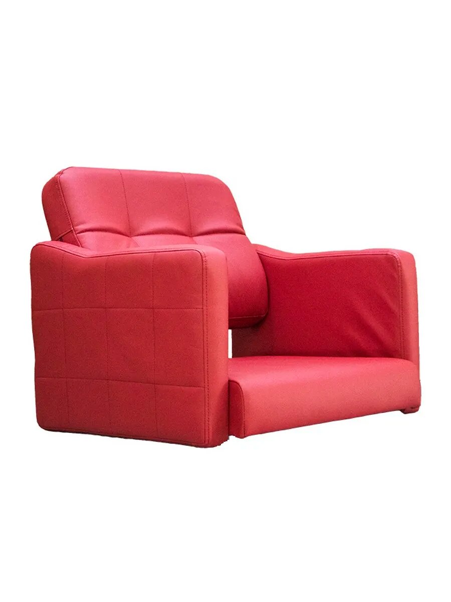 Кресло парикмахерское A-02КР NEW под гидравлику красное