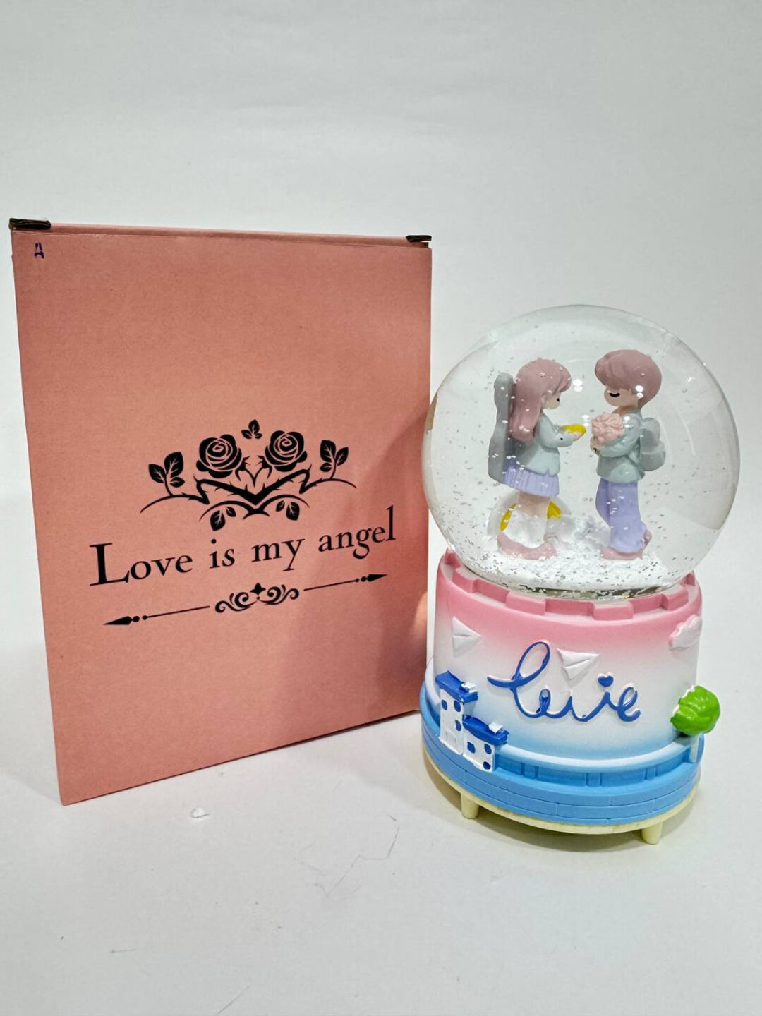 Музыкальный шар Giftmania 46-6, Белый, светодиодный, гипс, 25 см