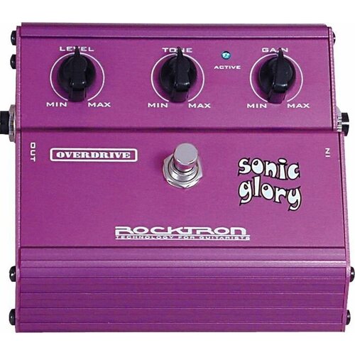 ROCKTRON SONIC GLORY Педаль эффектов OVERDRIVE гитарная педаль эффектов примочка rocktron zombie rectified distortion