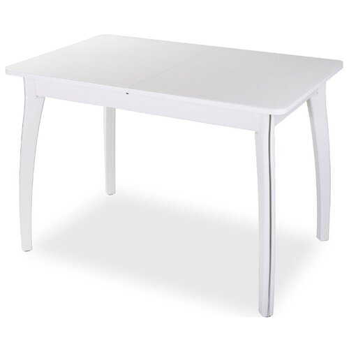 фото Стол кухонный домотека танго пр-1 07, раскладной, дхш: 120 х 80 см, длина в разложенном виде: 157 см, бл ст-бл белый 07 вп бл белый