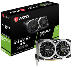 Видеокарта MSI GeForce GTX 1650 VENTUS XS 4G OC