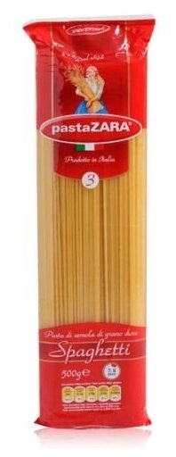 Макаронные изделия Pasta Zara Spaghetti № 3 500 г - фотография № 4