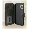 Фото #2 Чехол книжка для Realme C35 кожаный черный с магнитной застежкой