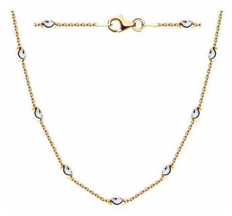 Колье Diamant online, серебро, 925 проба