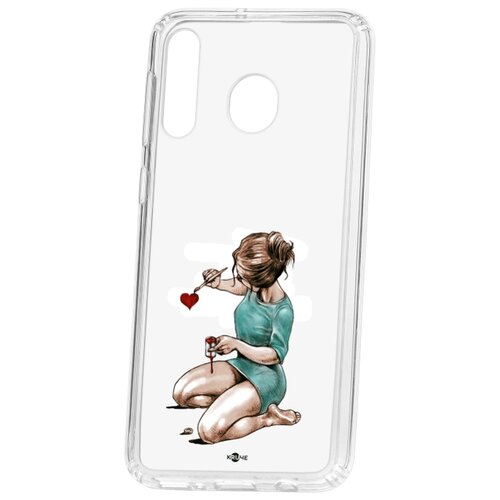 фото Чехол на samsung galaxy m30 kruche print рисуя любовь