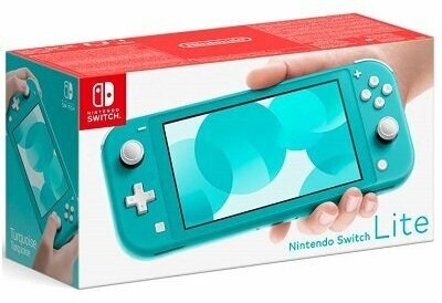 Игровая приставка Nintendo Switch Lite 32 ГБ, бирюзовый