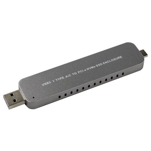 Бокс для SSD M.2 NVMe USB 3.1 Gen 2 PCIe Gen 3 x2 (JMS583) 10Gb/s, TRIM | ORIENT 3552 U3 usbisp avr программатор usb isp usb asp atmega8 поддержка win7 64k