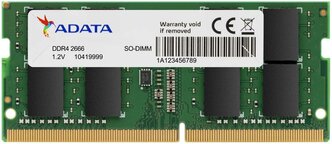 Оперативная память A-Data AD4S26668G19-BGN DDR4 - 1x 8ГБ 2666МГц, для ноутбуков (SO-DIMM), OEM