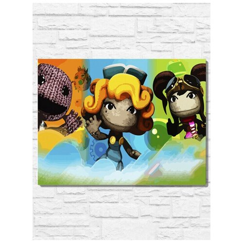 Картина по номерам на холсте игра LittleBigPlanet 2 (PS, Xbox, PC, Switch) - 11145 Г 30x40