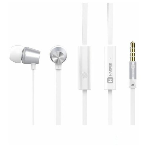 Наушники Harper HV-505 серебристые 706000₽