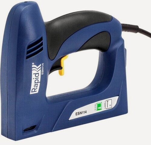 Изображение товара Степлер электрический Rapid 5000131 ESN114 2-в-1, тип 140 (G / 11 / 57) (6-14 мм) и 300 (F / J / 47 / 8) (15мм), 5000131