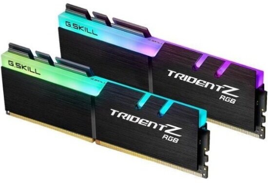 Оперативная память G.skill DDR4 Trident Z RGB 32GB (2x16GB kit) 3600MHz CL16 1.35V F4-3600C16D-32GTZRC