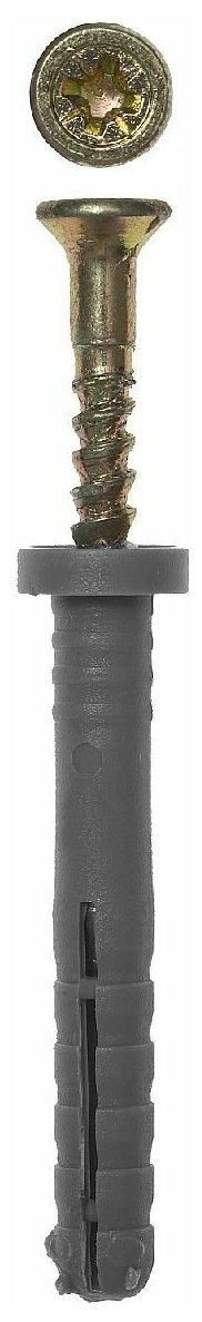 Дюбель-гвоздь ЗУБР полипропиленовый цилиндрический бортик 8 x 140 мм 2 шт. (4-301366-08-140)