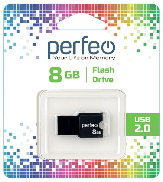 USB флешка Perfeo USB 8GB M01 Black