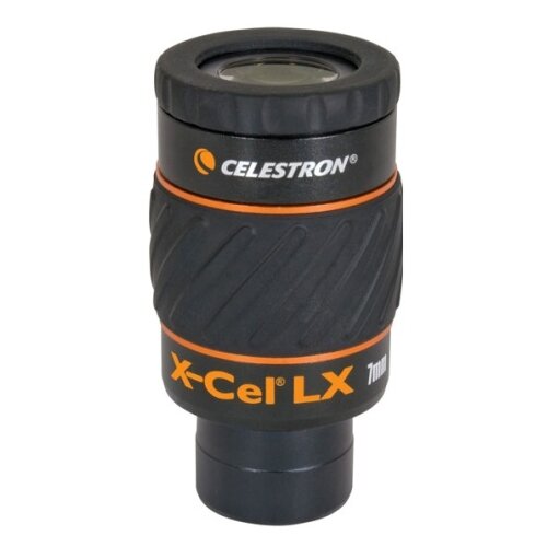 Окуляр Celestron X-Cel LX 7 мм, 1.25 93422 черный celestron 93426 x cel lx 25 mm eyepiece