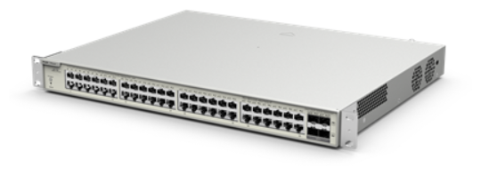 Коммутатор Ruijie Reyee 48-Port 10G L2 Managed POE Switch, 48 Gigabit RJ45 POE/POE+ Ports,4 *10G SFP+ Slots, 370W PoE Power budget,19"ch Rac