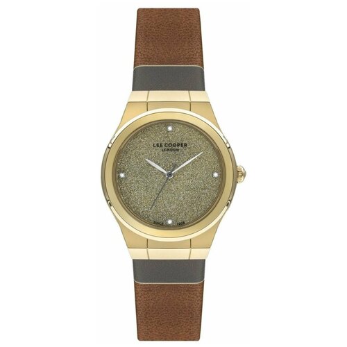 Наручные часы Lee Cooper Fashion, золотой, коричневый наручные часы lee cooper lc06621 330